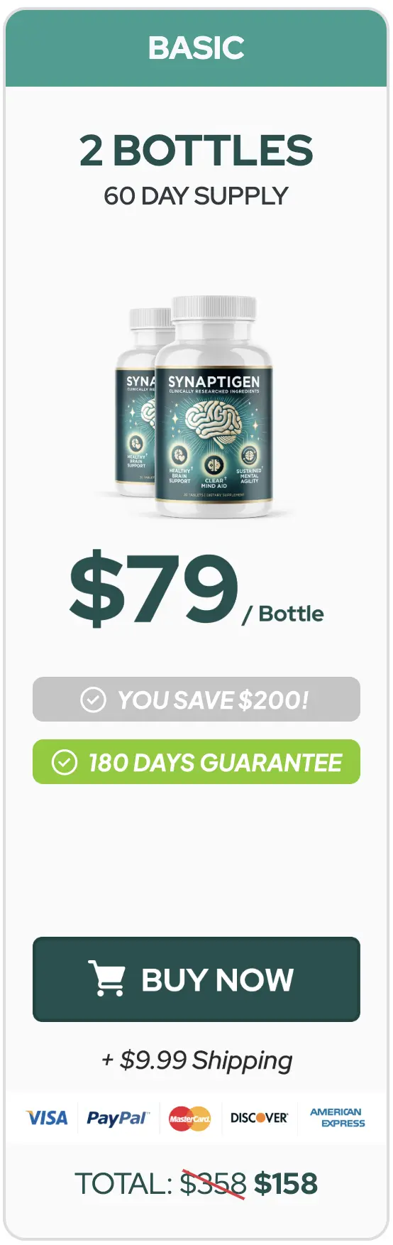 Synaptigen Buy One Bottle